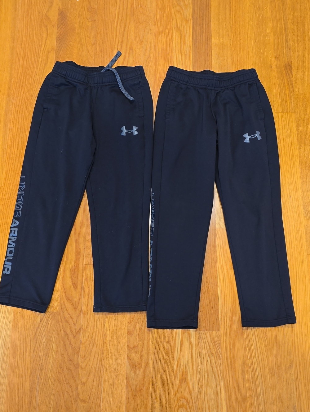 Under Armour Black Kids' Sweatpants Duo with Gray Logos